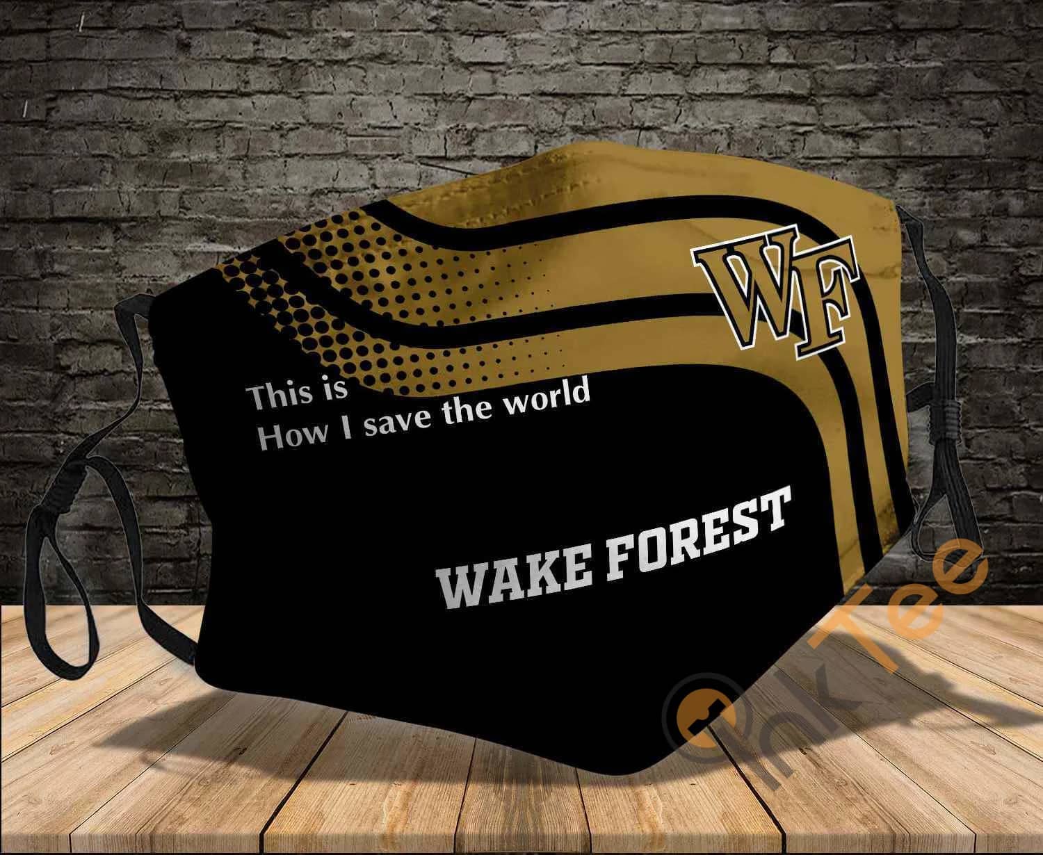 Wake Forest Demon Deacons Save The World Sku 889 Amazon Best Selling Face Mask