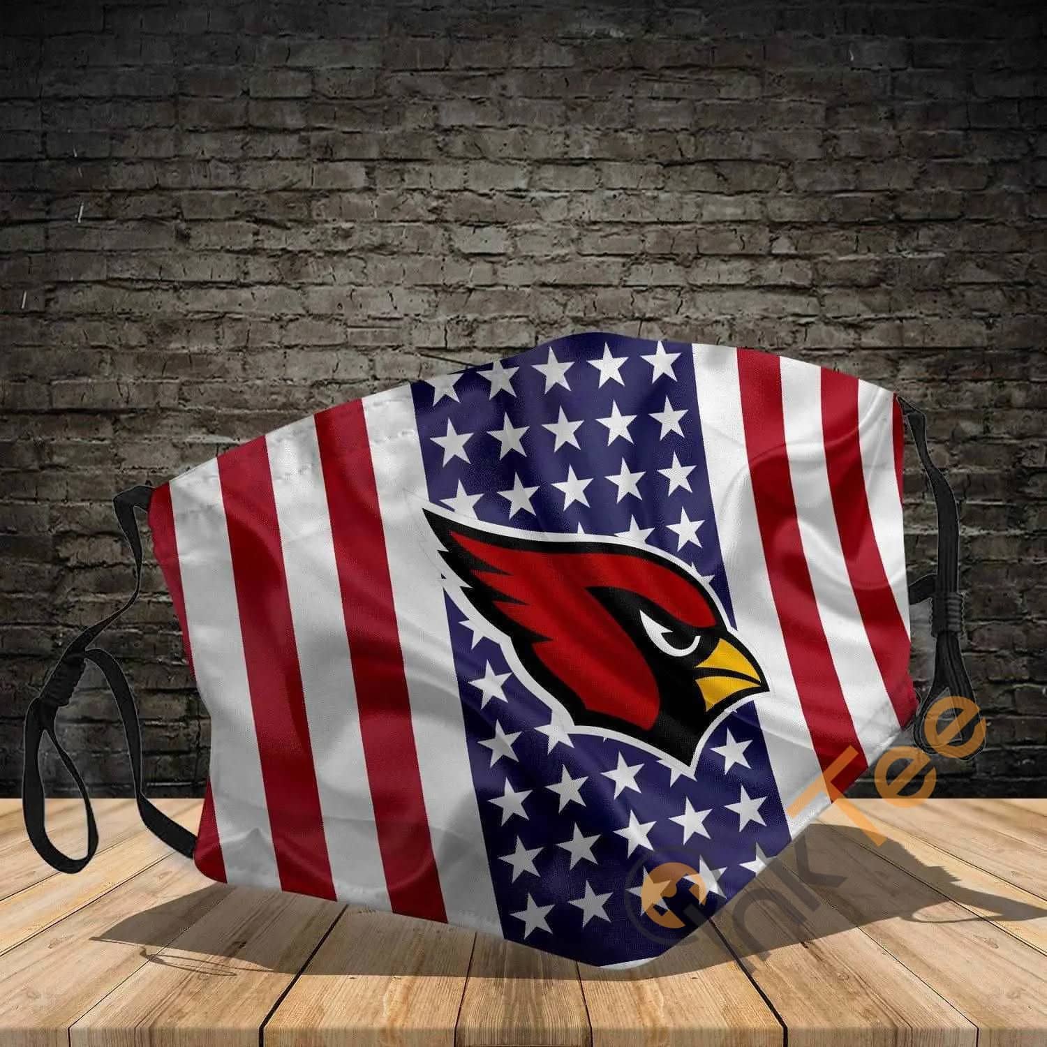 Arizona Cardinals Filter Activated Carbon Pm 2.5 Amazon Best Selling Sku1142 Face Mask