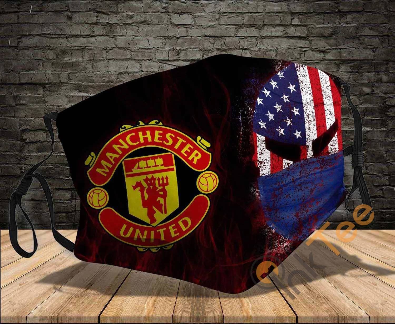 Manchester United Washable Reusable Amazon Best Selling Sku1458 Face Mask
