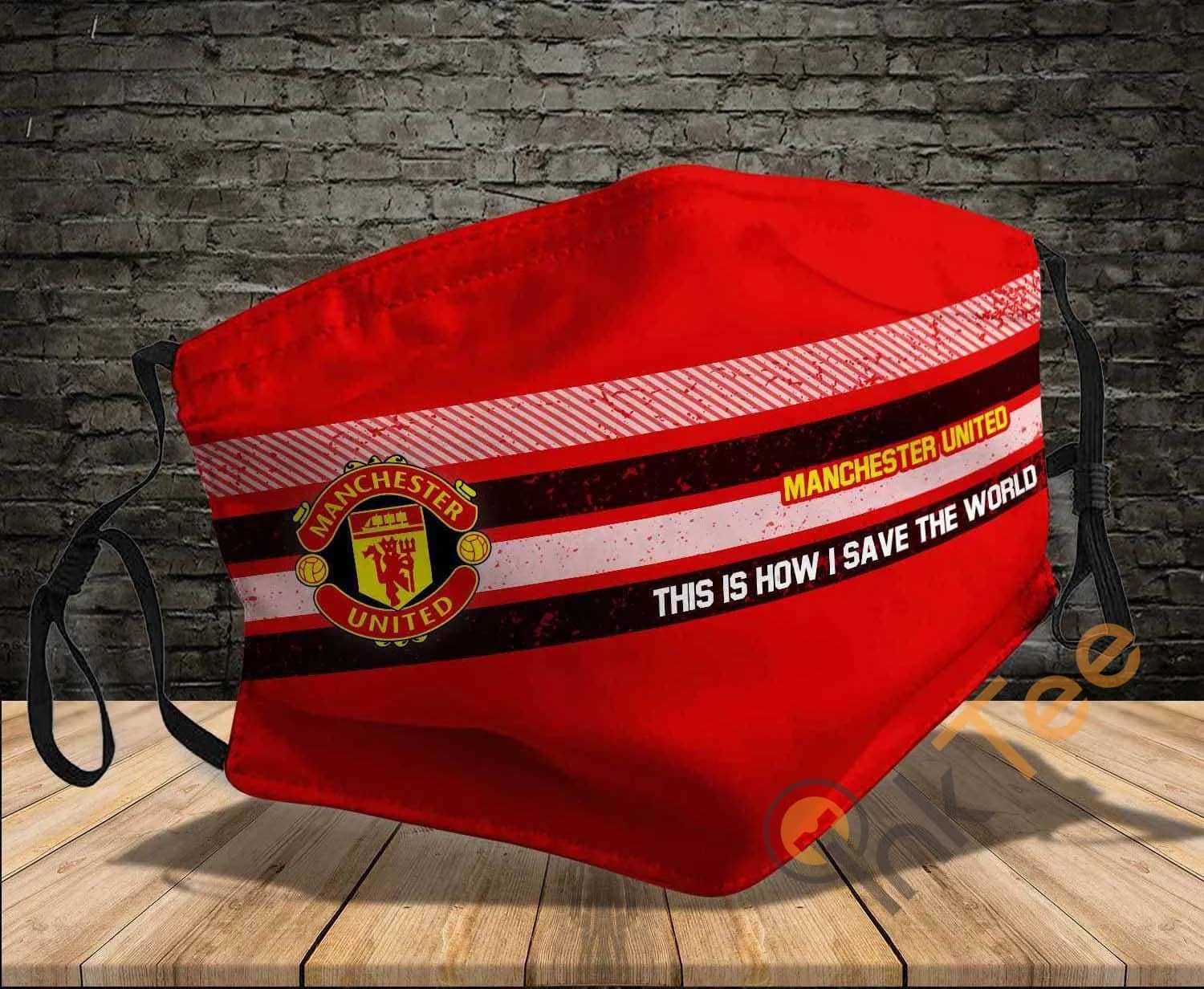 Manchester United Washable Reusable Amazon Best Selling Sku1460 Face Mask