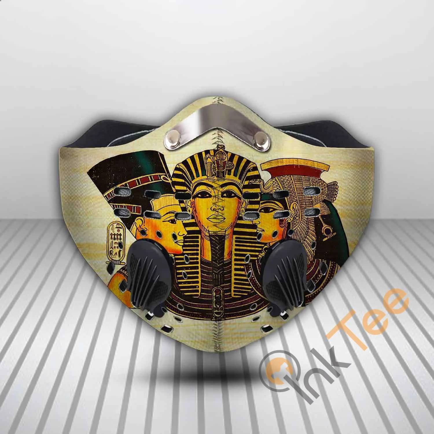 Ancient Egyptian Filter Activated Carbon Pm 2.5 Fm Sku 3558 Face Mask