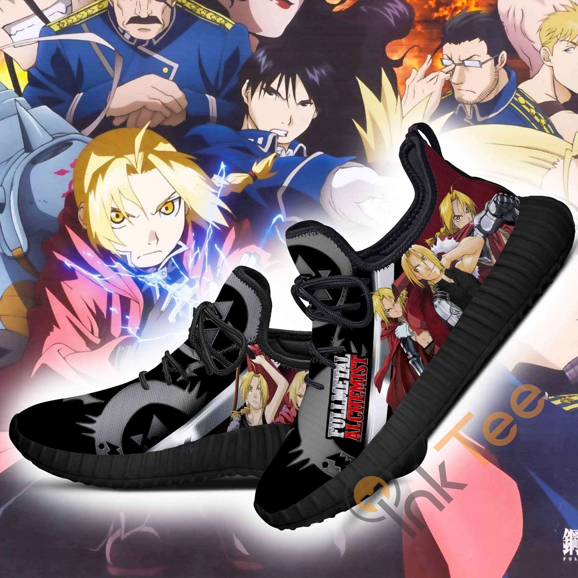 Inktee Store - Fullmetal Alchemist Elric Fullmetal Alchemist Anime Reze Shoes Image