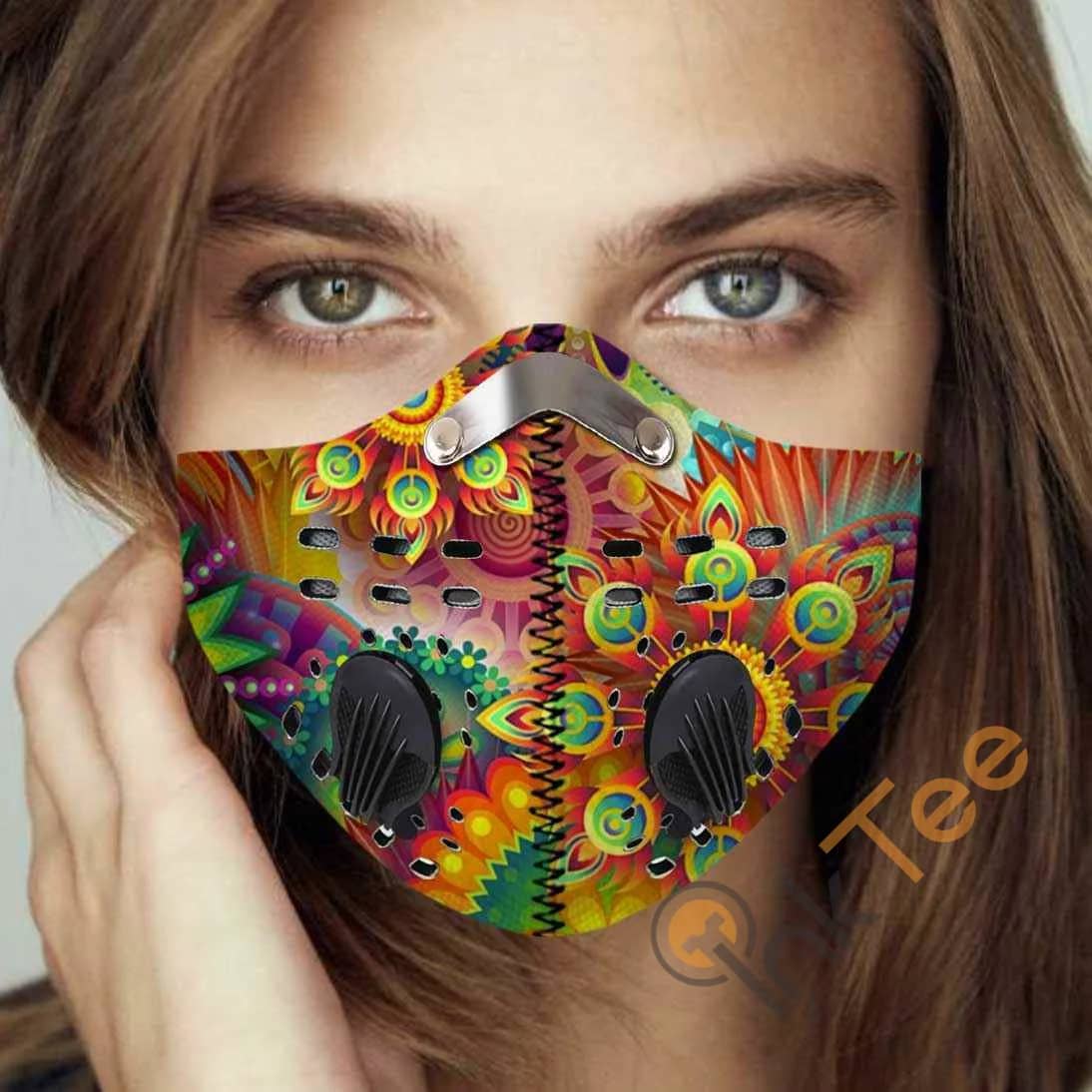Hippie Filter Activated Carbon Pm 2.5 Fm Sku 4993 Face Mask