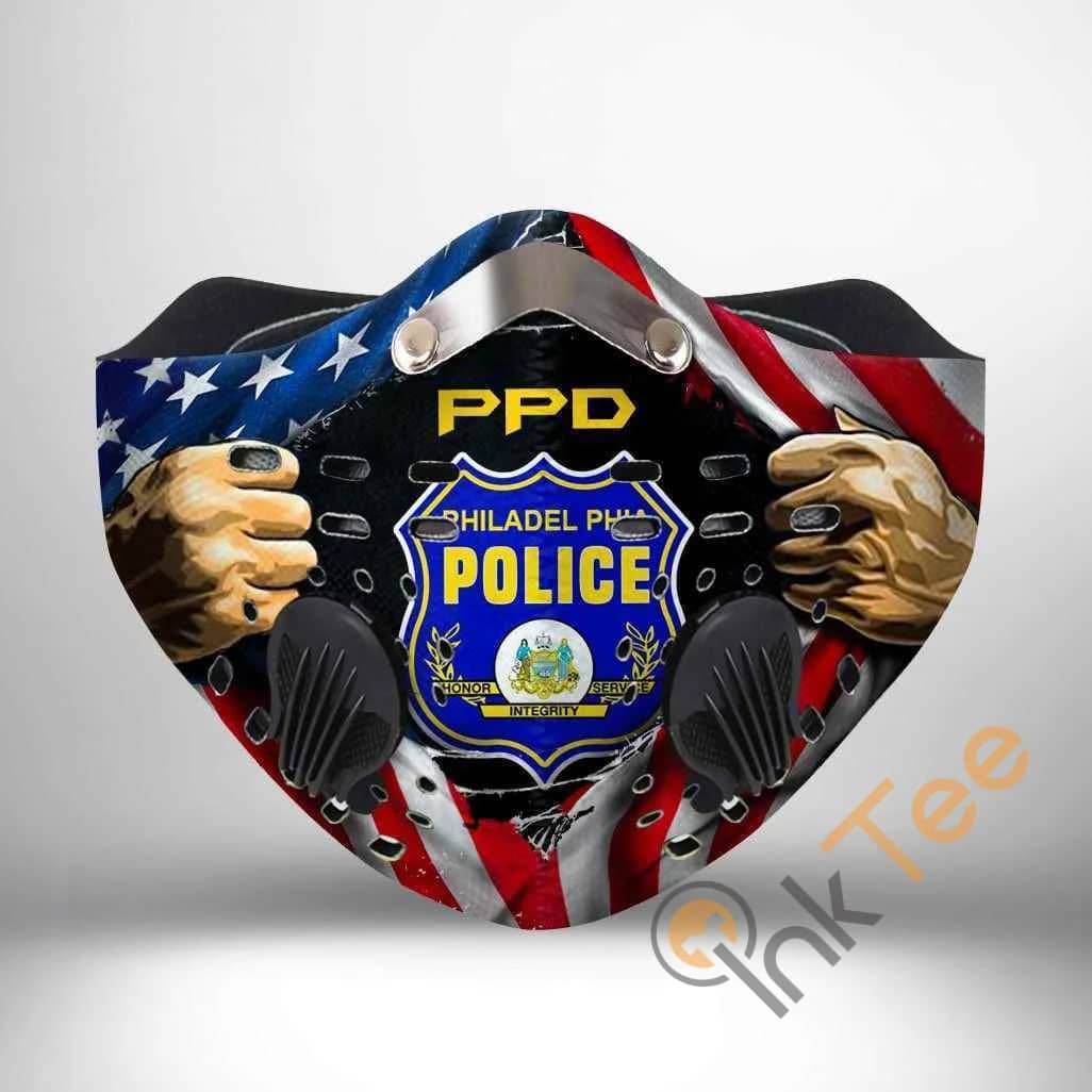 Philadelphia Police Department Filter Activated Carbon Pm 2.5 Fm Sku 2315 Face Mask