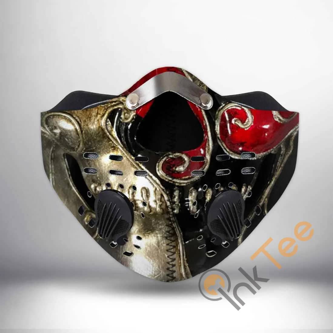 Skull Art Filter Activated Carbon Pm 2.5 Fm Sku 370 Face Mask