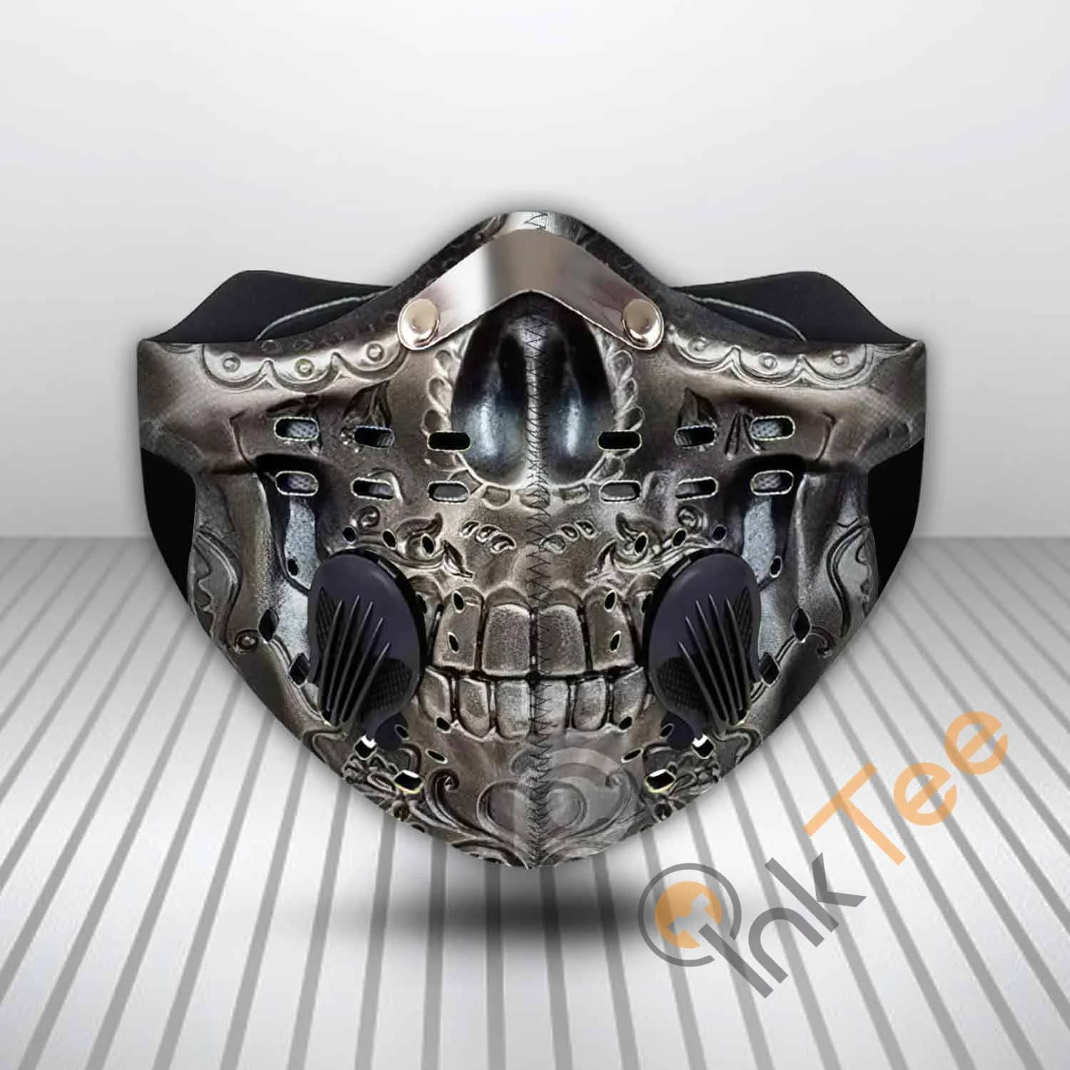 Skull Metal Filter Carbon Pm 2.5 Fm Sku 3530 Face Mask