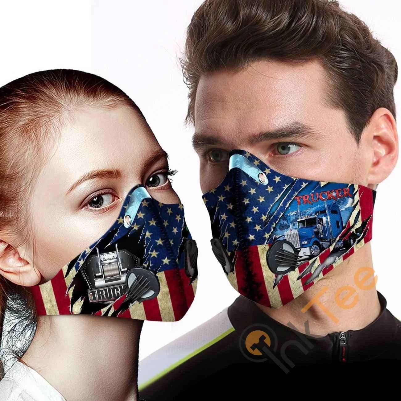 Trucker Filter Activated Carbon Pm 2.5 Fm Sku 2190 Face Mask