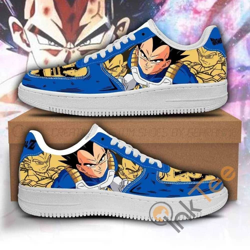 Vegeta Blue Custom Dragon Ball Anime Nike Air Force Shoes