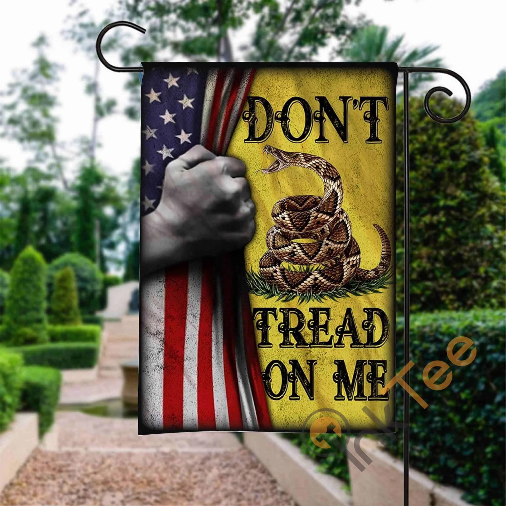 Custom Don�T Tread On Me American Libertarian Gadsden Garden Flag