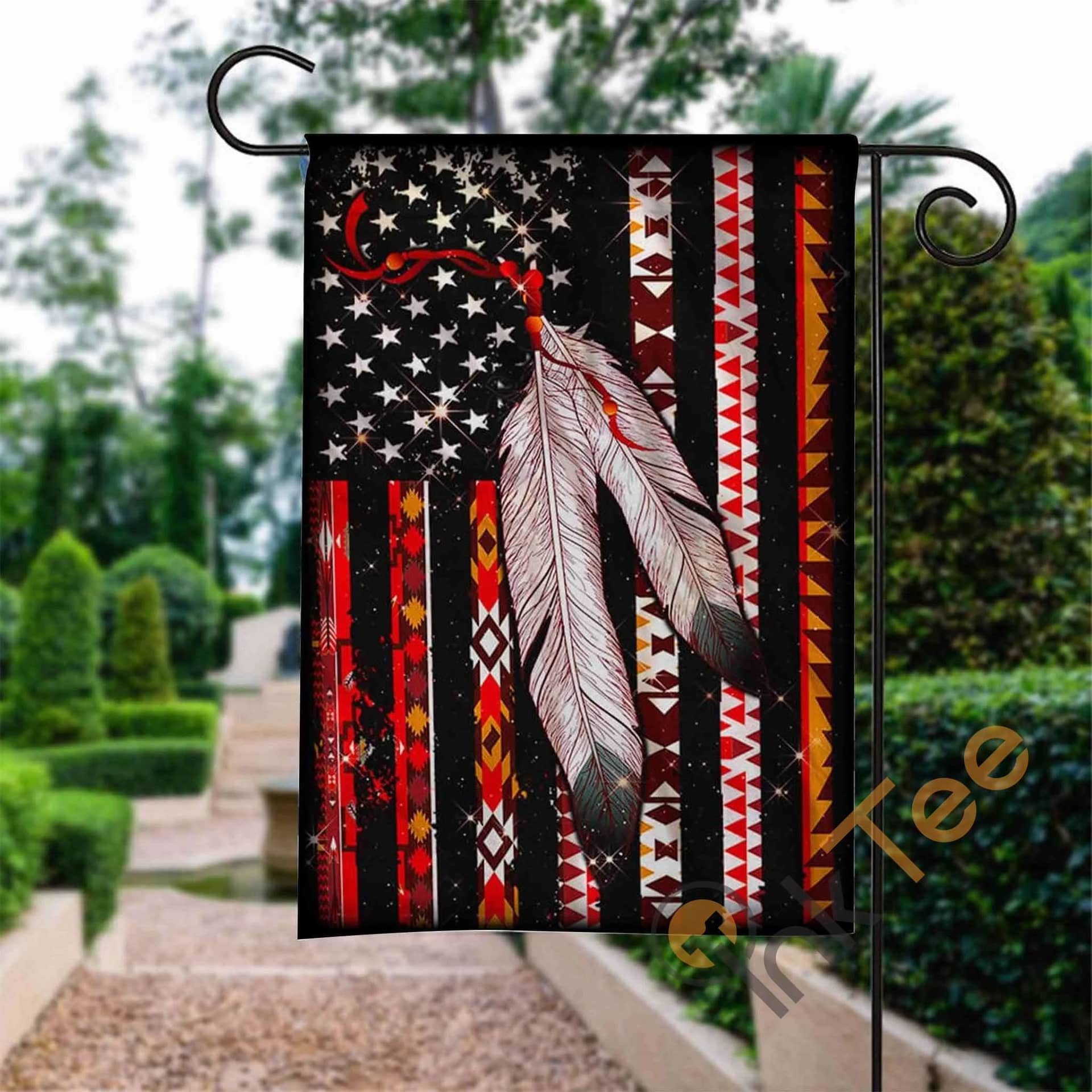 Custom Native American Garden Flag