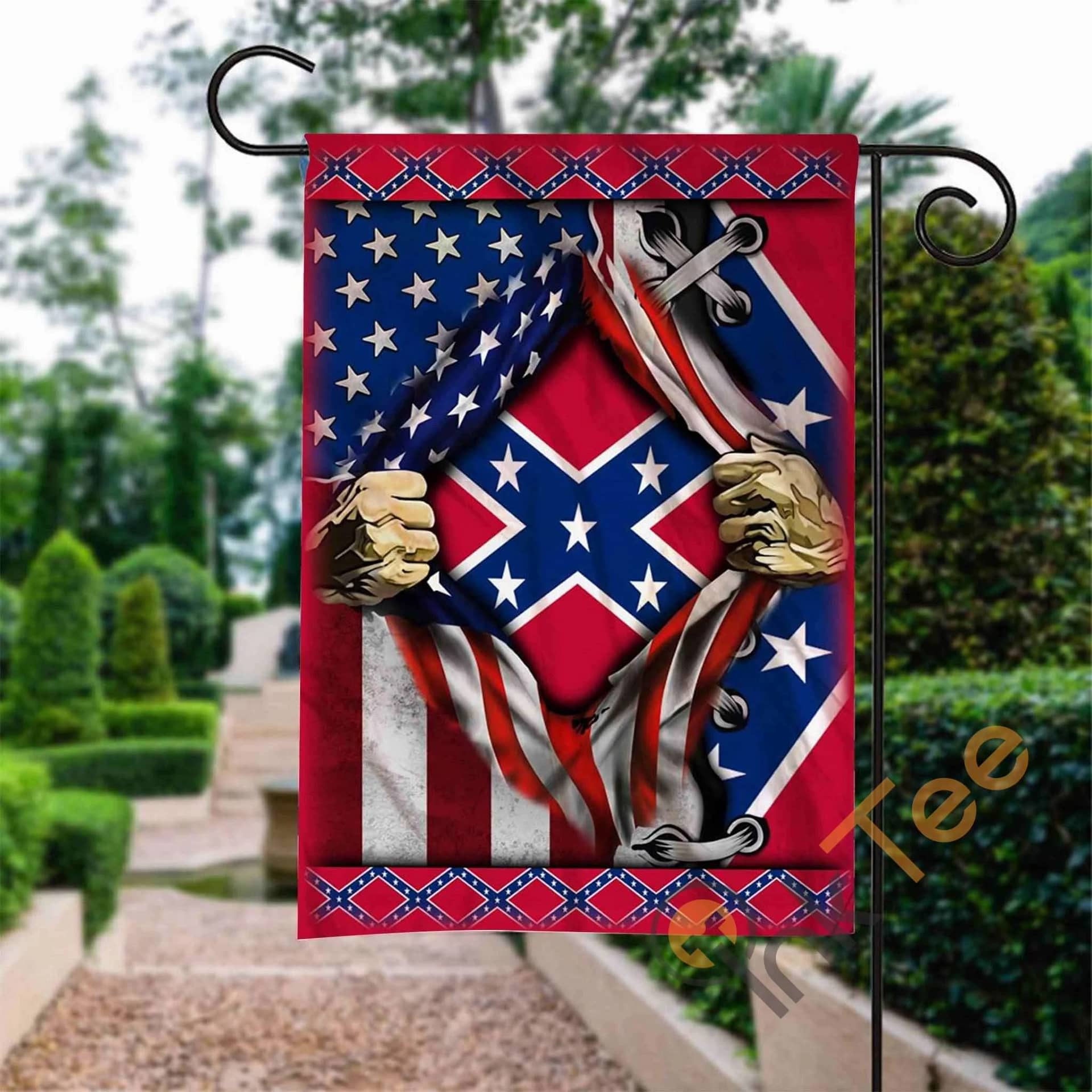 Custom The Confederate Battle Garden Flag