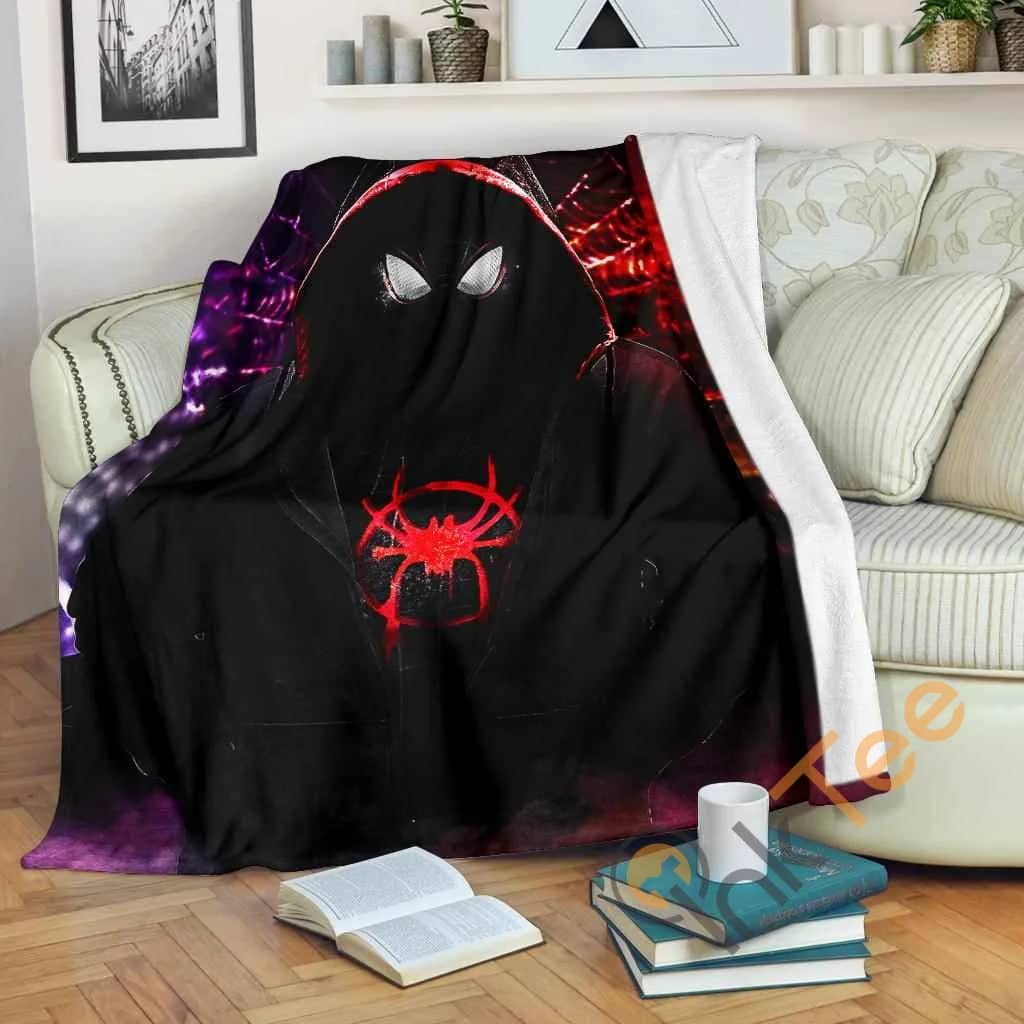 Dark Spiderman Fleece Blanket