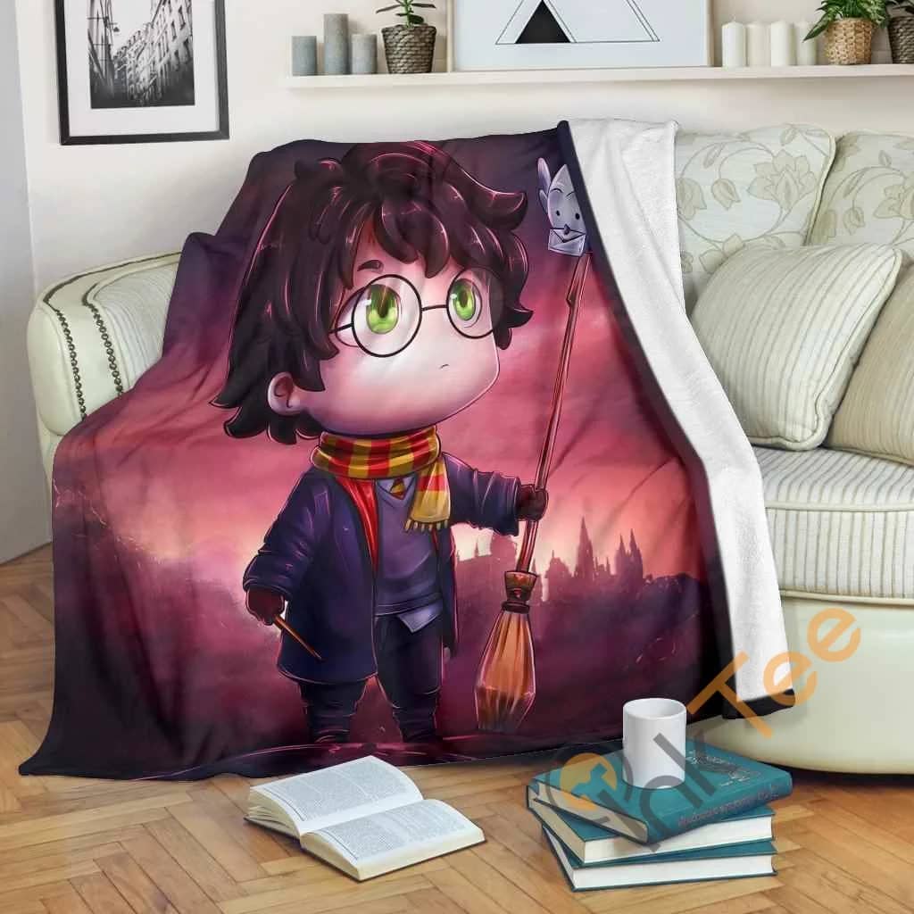 Harry Potter Chibi Fleece Blanket