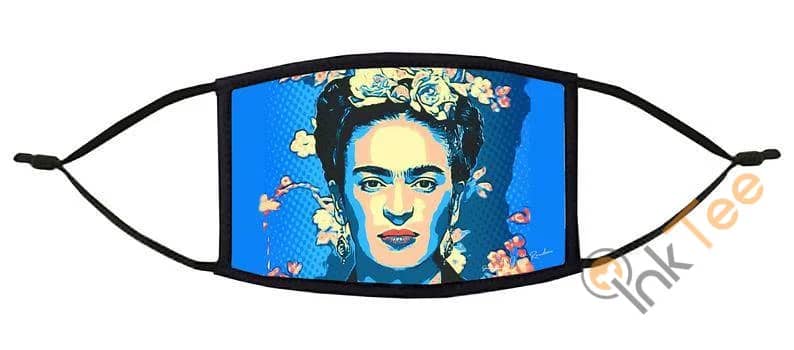 Inktee Store - Frida Pop Art Adjustable Face Mask Image