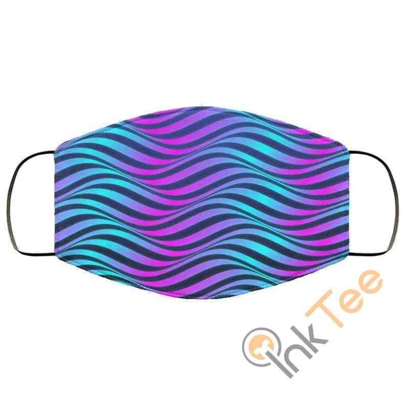 Neon Waves Reusable Washable Face Mask