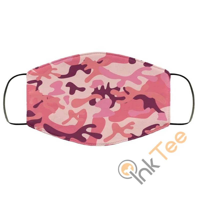 Pink Camo Reusable Washable Face Mask