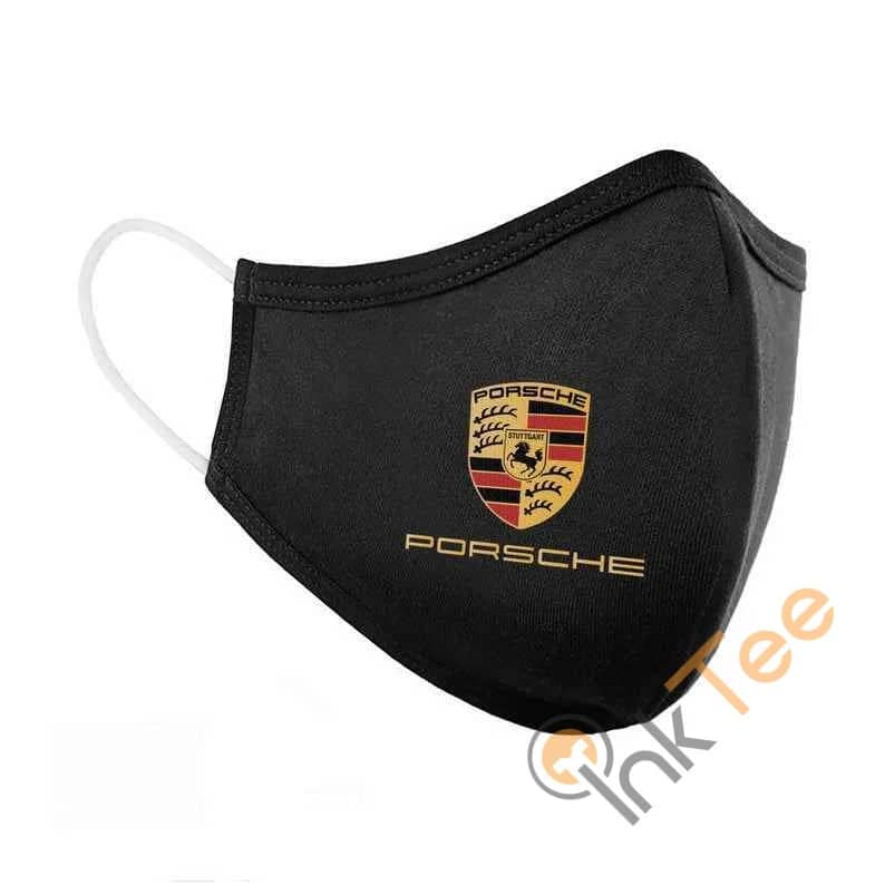 Porsche Logo Embroidered Washable Face Mask