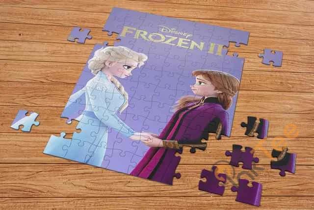 Movie Frozen 2 Anna Elsa Kristoff Sku 0720 Jigsaw Puzzle