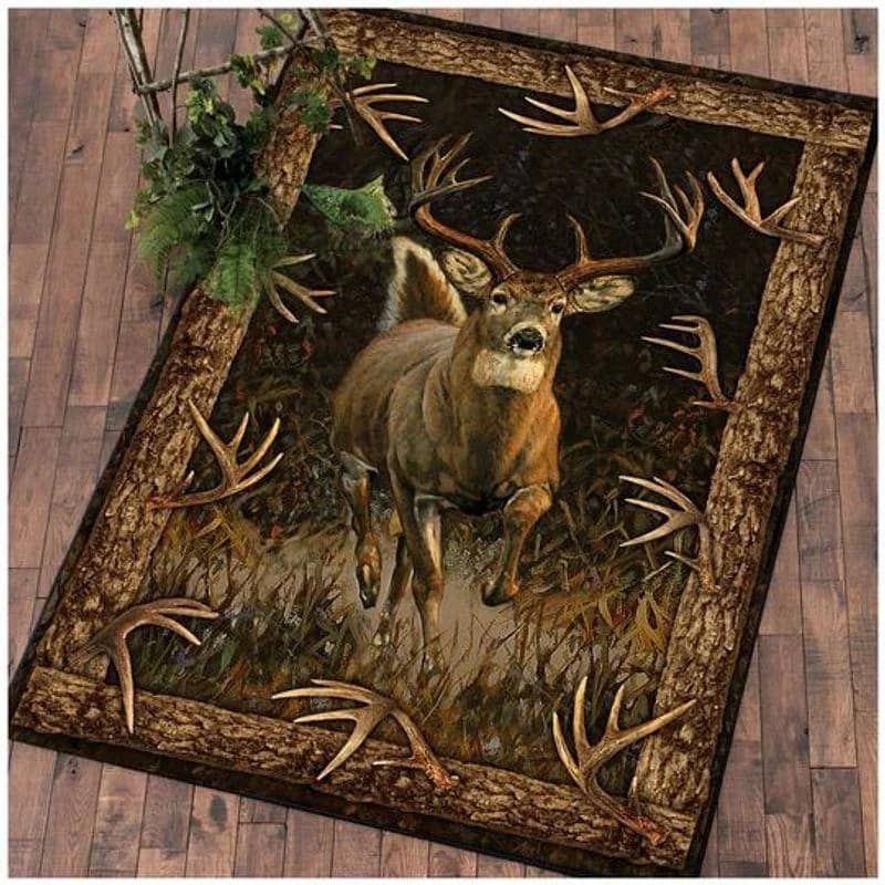 Awesome Deer Hunting Rectangle Limited Edition Amazon Best Seller Sku 267110 Rug