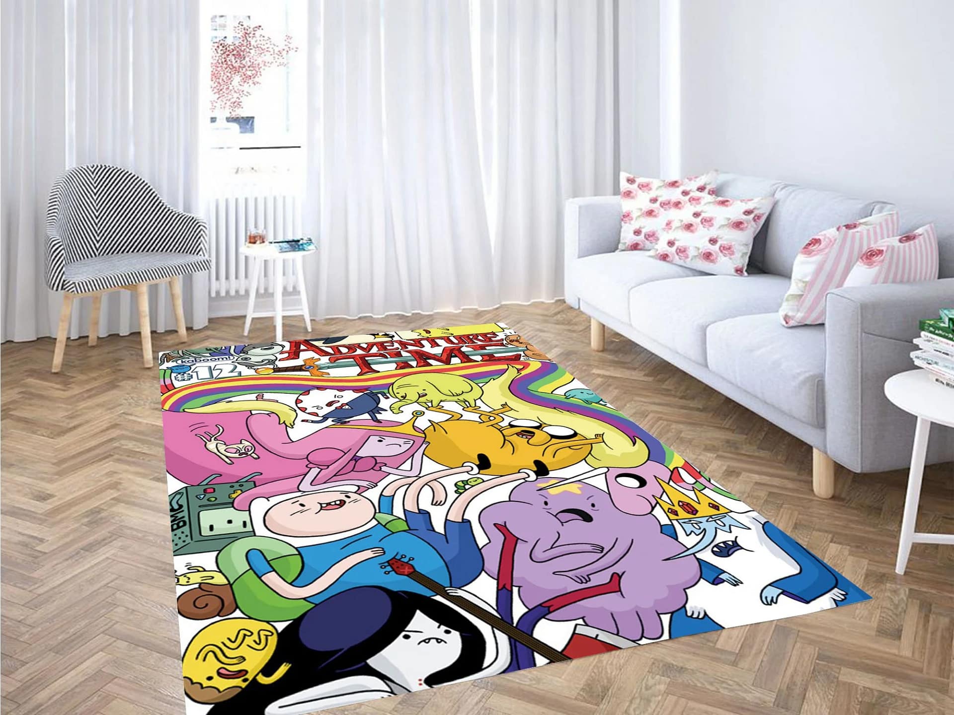 Adventure Time All Character Carpet Rug