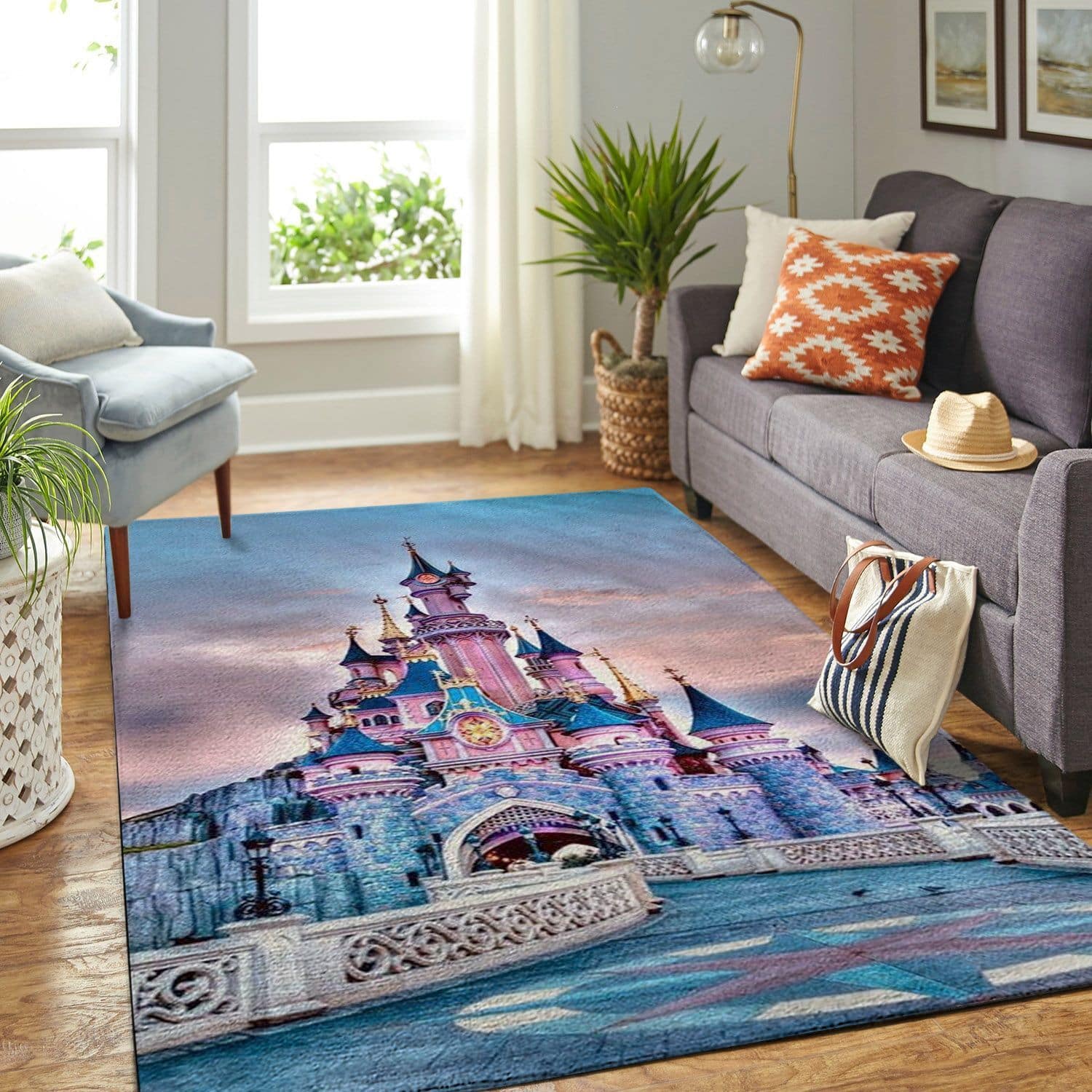 Amazon Disney Castle Living Room Area No5969 Rug