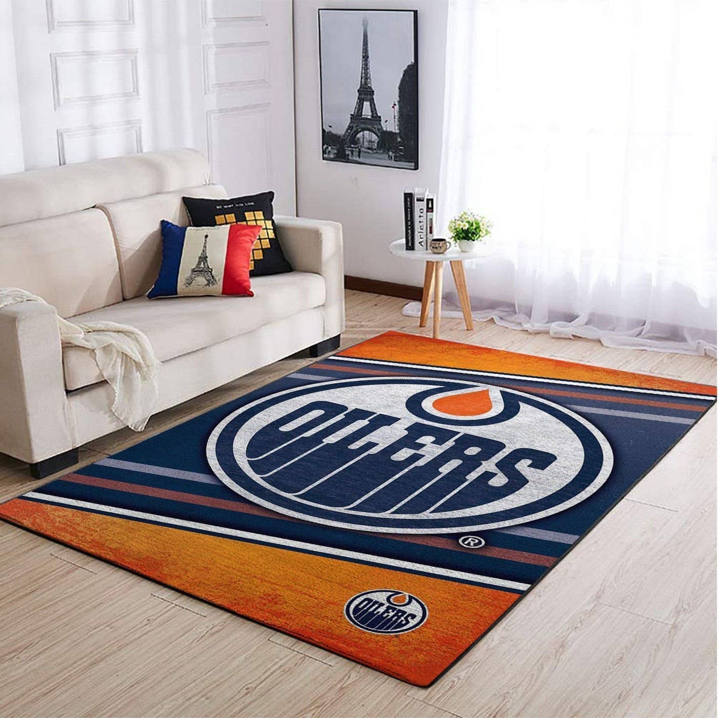 Amazon Edmonton Oilers Living Room Area No3053 Rug