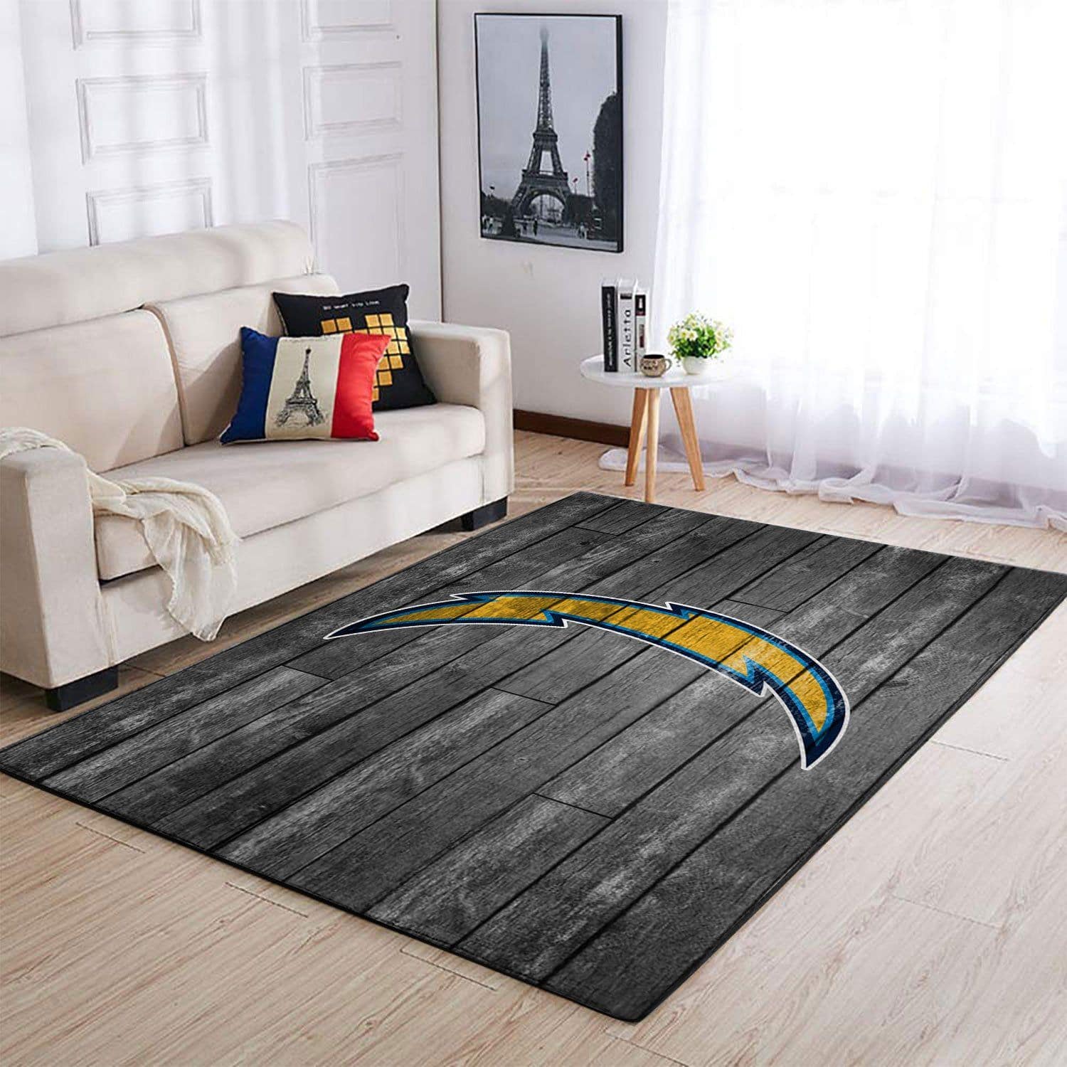 Amazon Los Angeles Chargers Living Room Area No3507 Rug