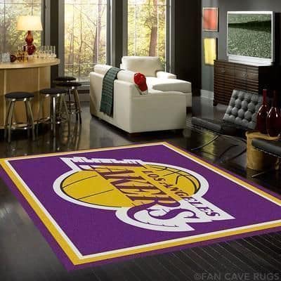 Amazon Los Angeles Lakers Living Room Area No3641 Rug
