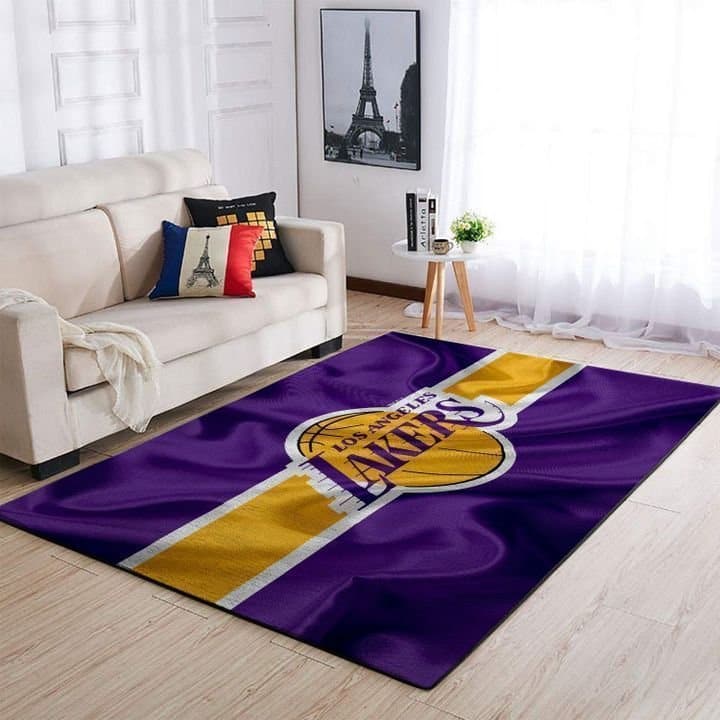 Amazon Los Angeles Lakers Living Room Area No3644 Rug