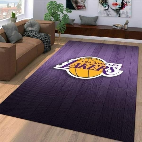 Amazon Los Angeles Lakers Living Room Area No3646 Rug
