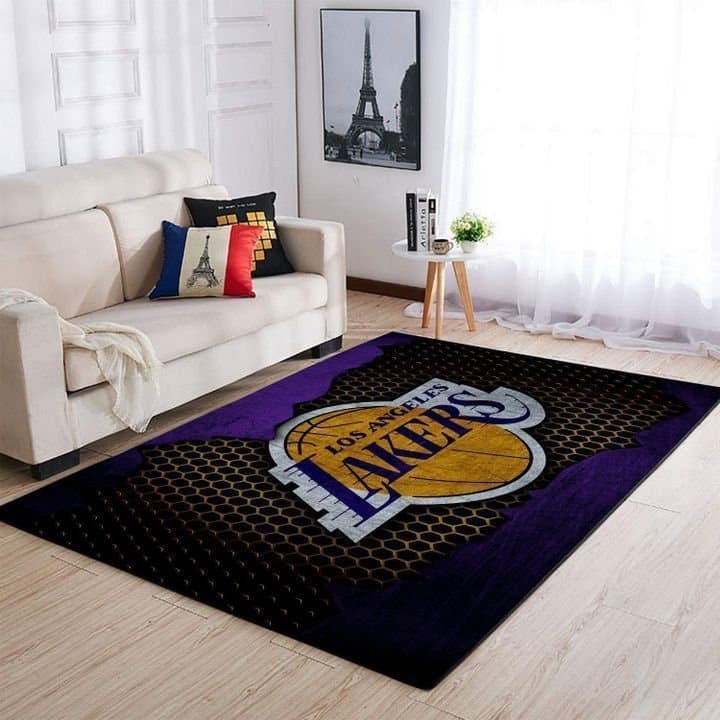 Amazon Los Angeles Lakers Living Room Area No3647 Rug