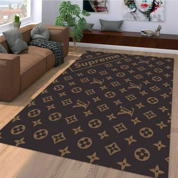 Louis Vuitton With Supreme Rug Carpet
