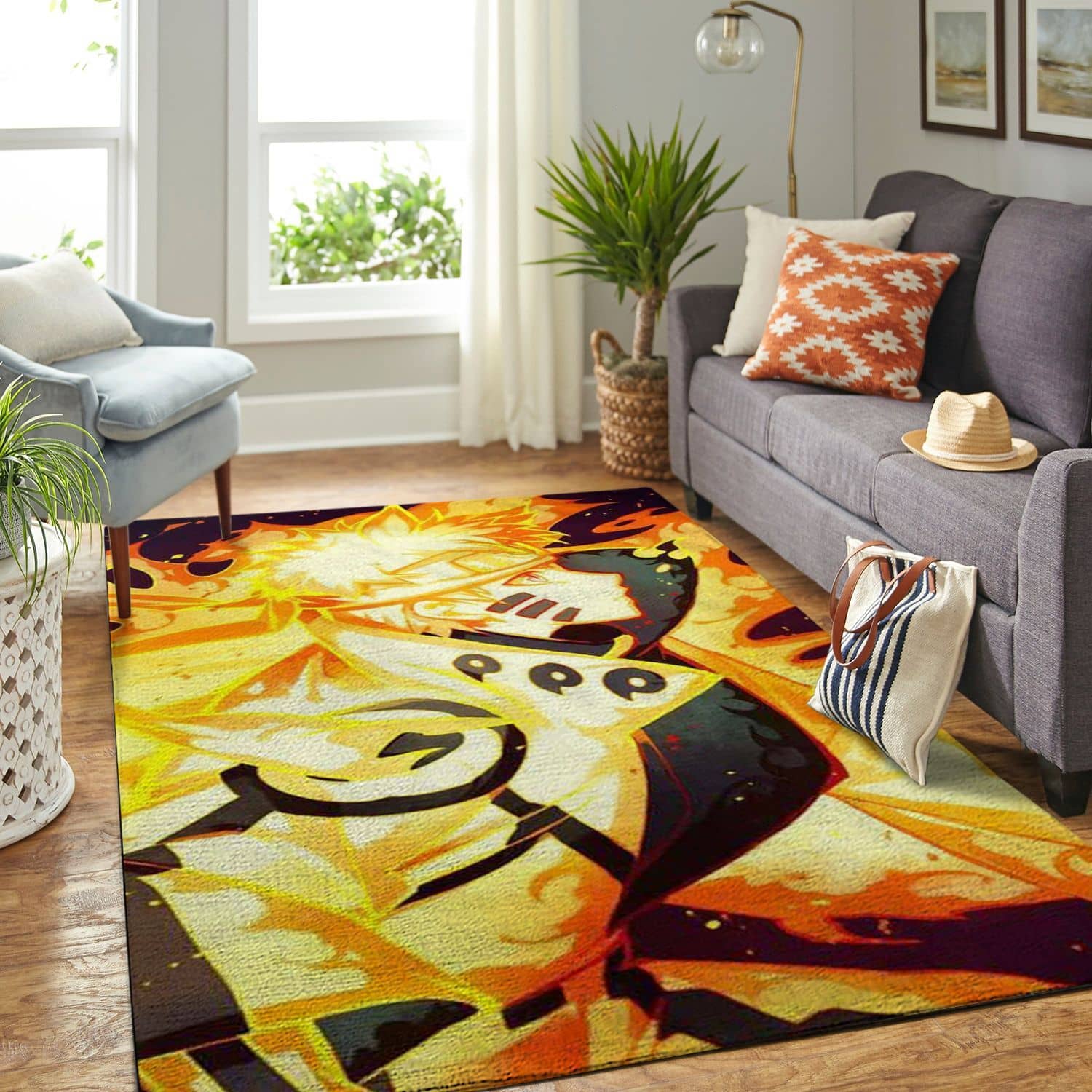 Amazon Naruto Themed Living Room Area No6405 Rug
