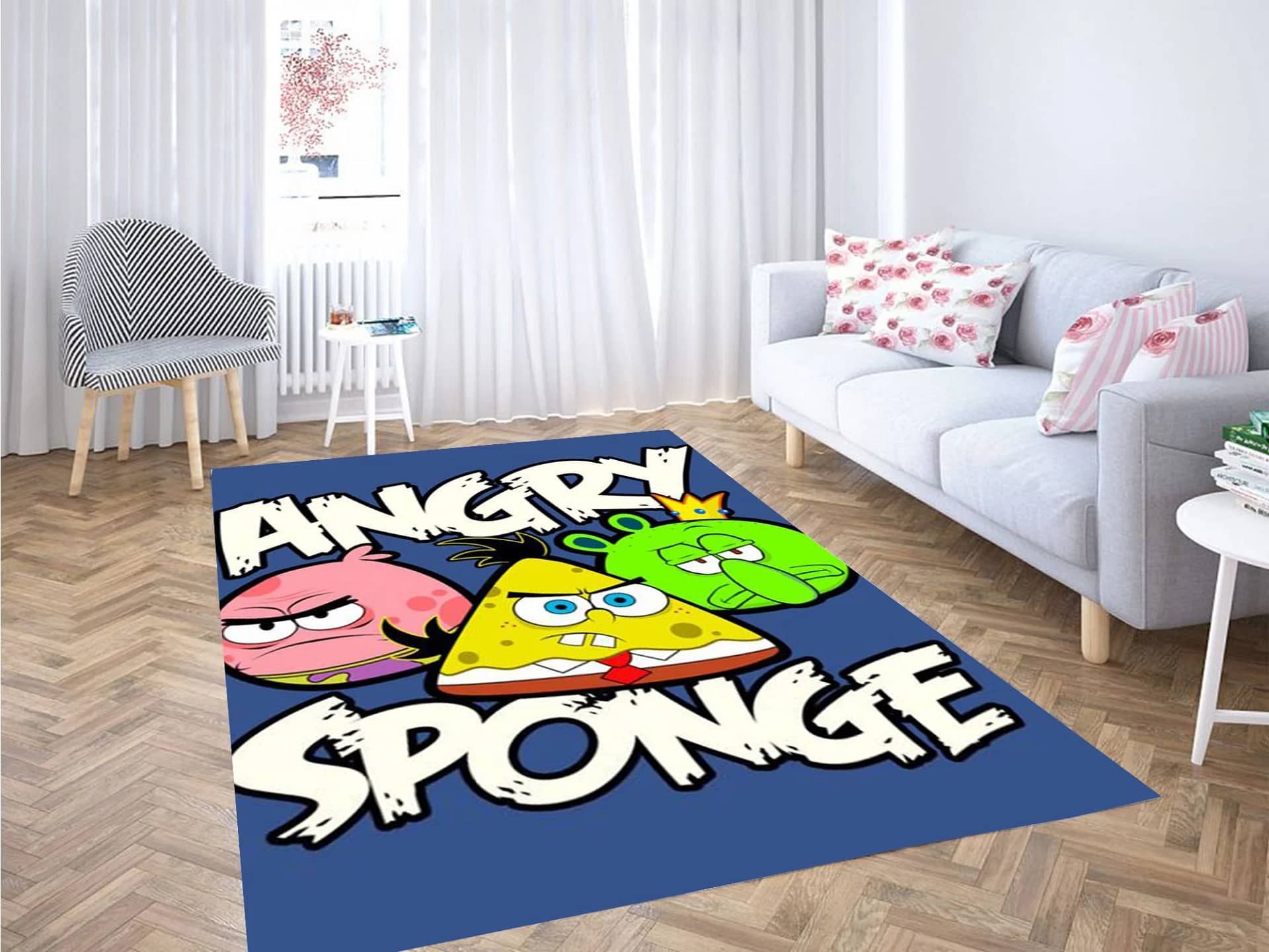 Angry Sponge Carpet Rug