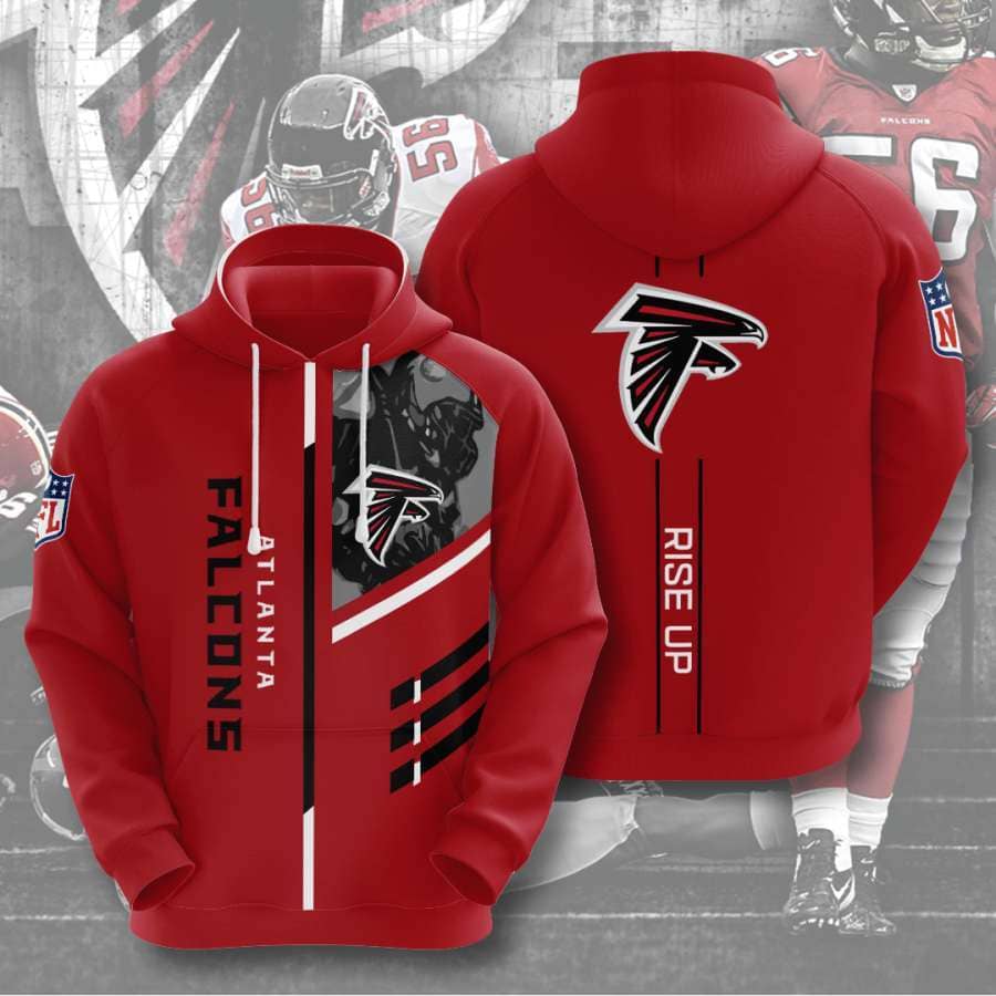 Atlanta Falcons No112 Custom Hoodie 3D