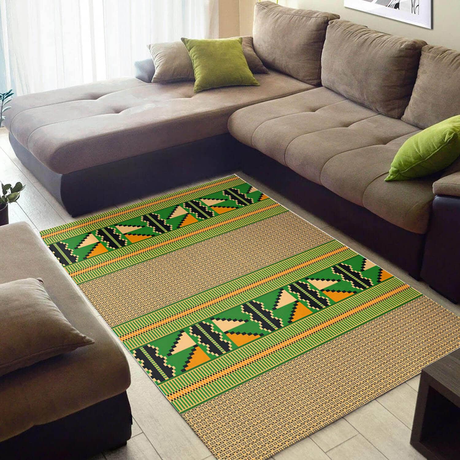 Beautiful African American Perfect Afro Seamless Pattern Style Carpet Rug
