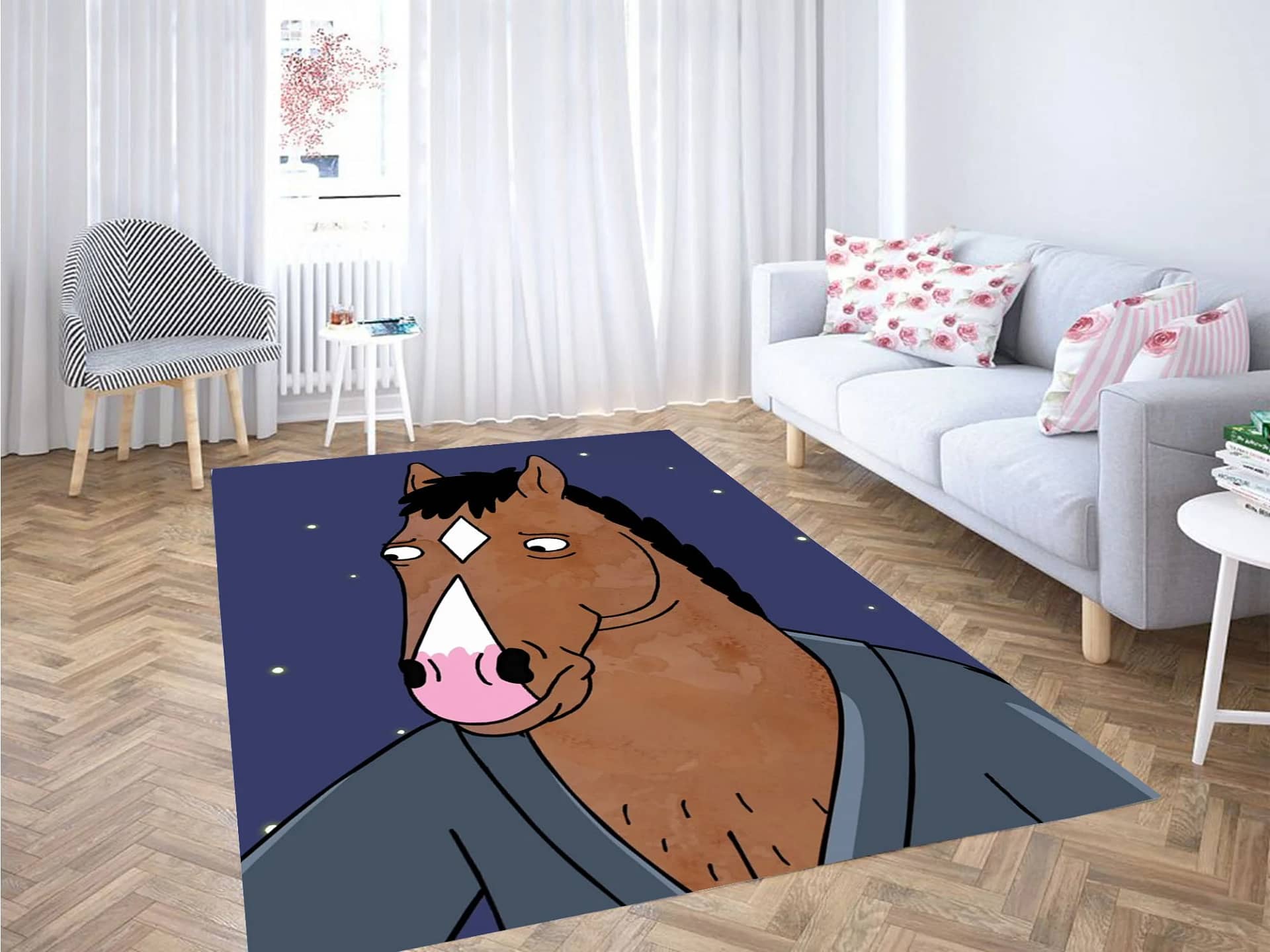 Bojack Horseman Sad Carpet Rug