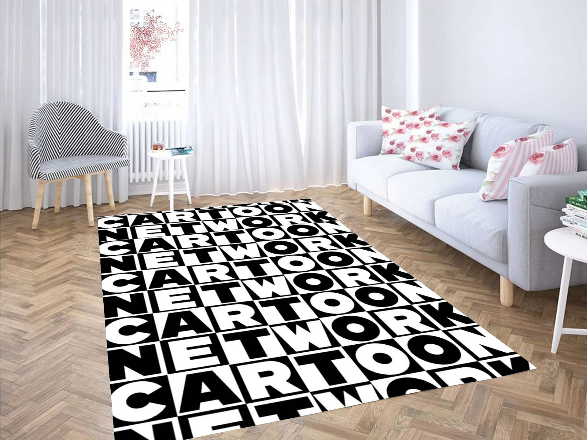 Cartoon Network Pattern Carpet Rug
