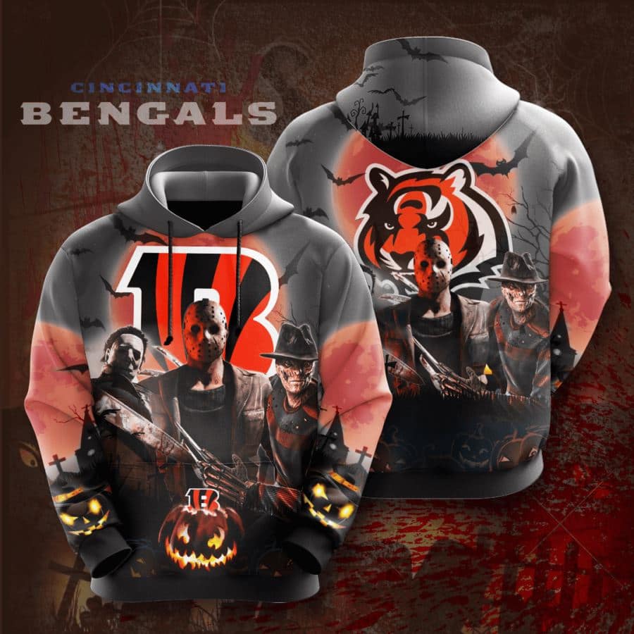 Cincinnati Bengals No410 Custom Pullover 3D Hoodie - Inktee Store