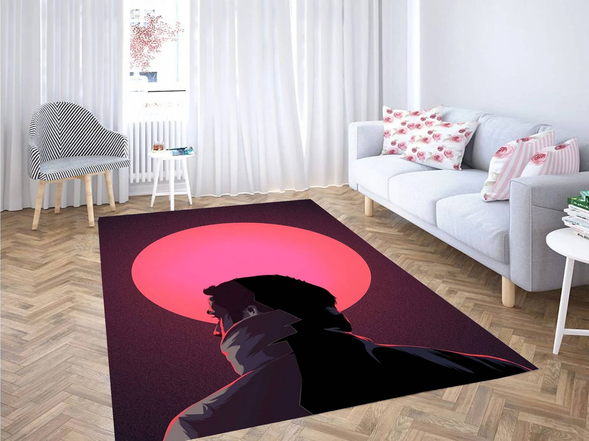 Circle Glow Blade Runner 2049 Carpet Rug