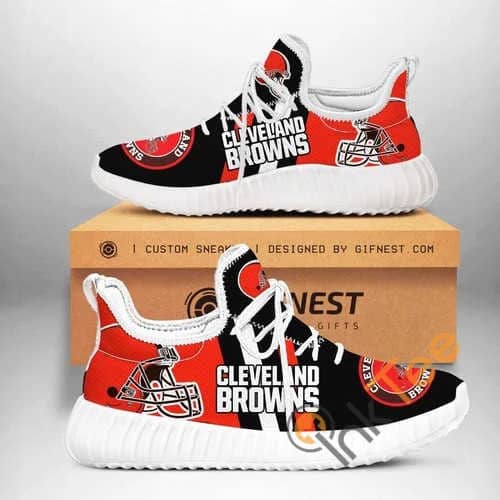 Cleveland Browns Football Customize Yeezy Boost