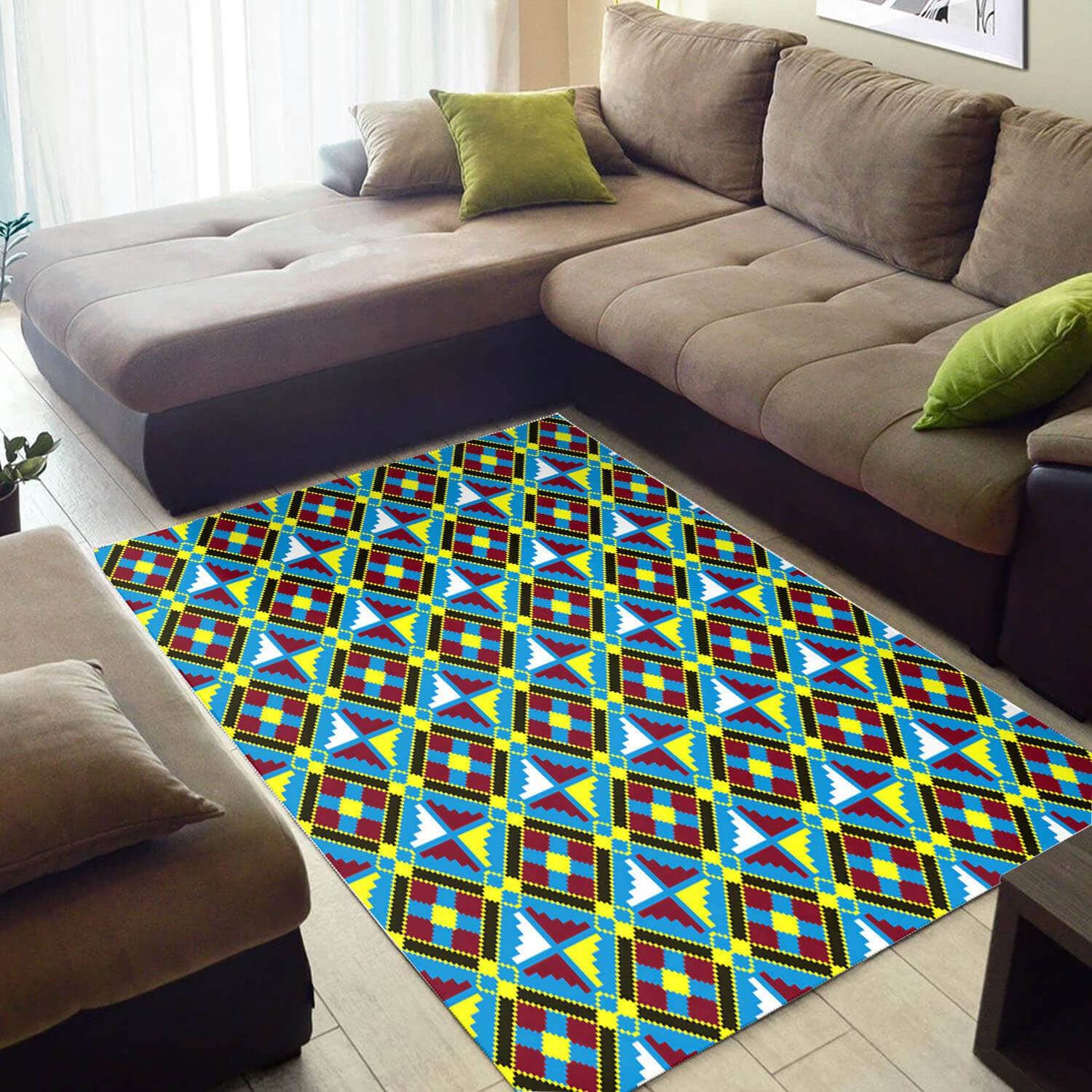 Cool African Unique Afro American Seamless Pattern Design Floor Carpet House Rug