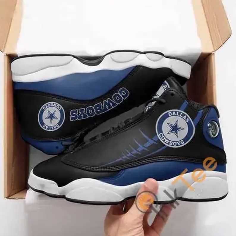 Nfl Dallas Cowboys Air Jordan 13s Customized Shoes - Inktee Store