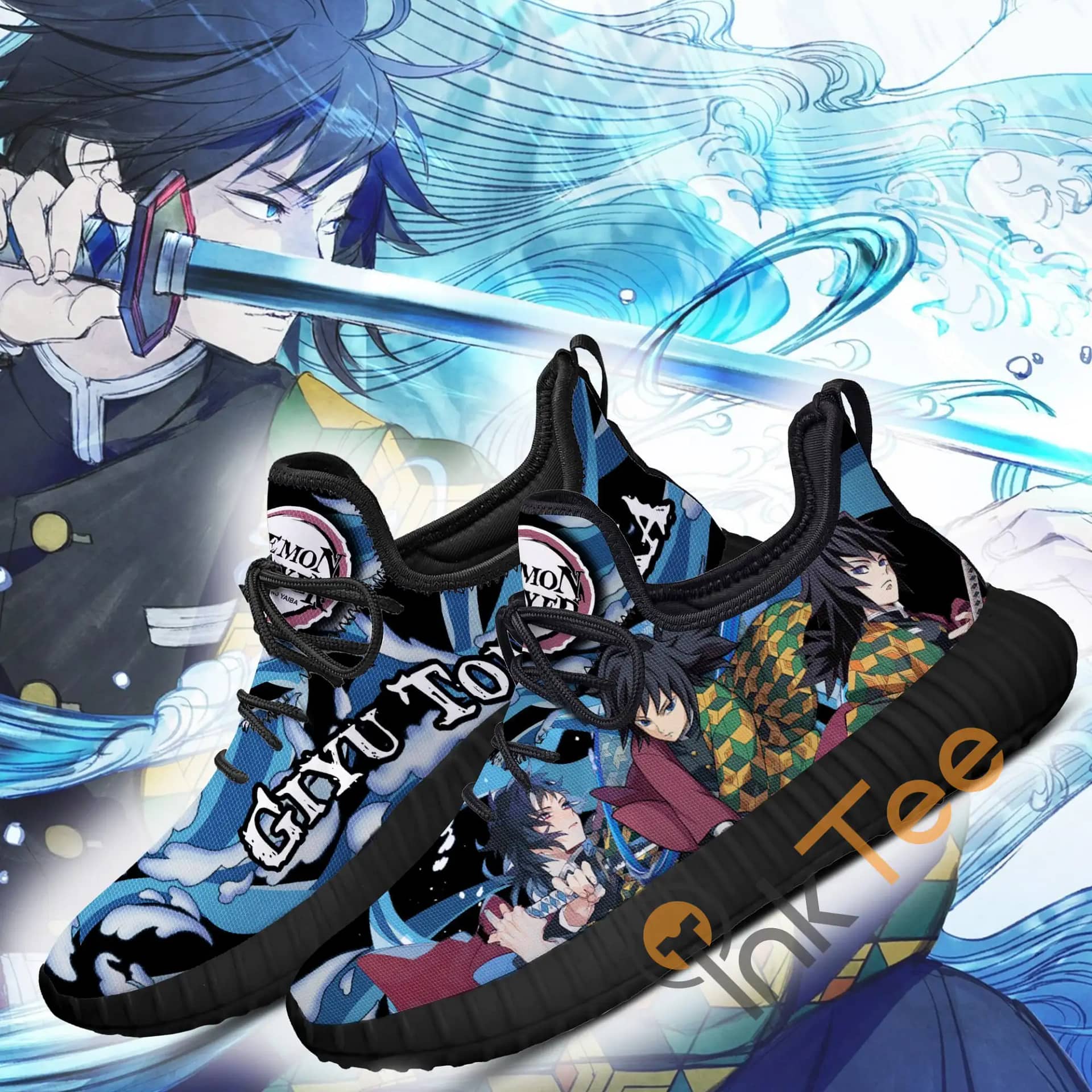 Demon Slayer Giyu Tomioka Custom Anime Amazon Reze Shoes