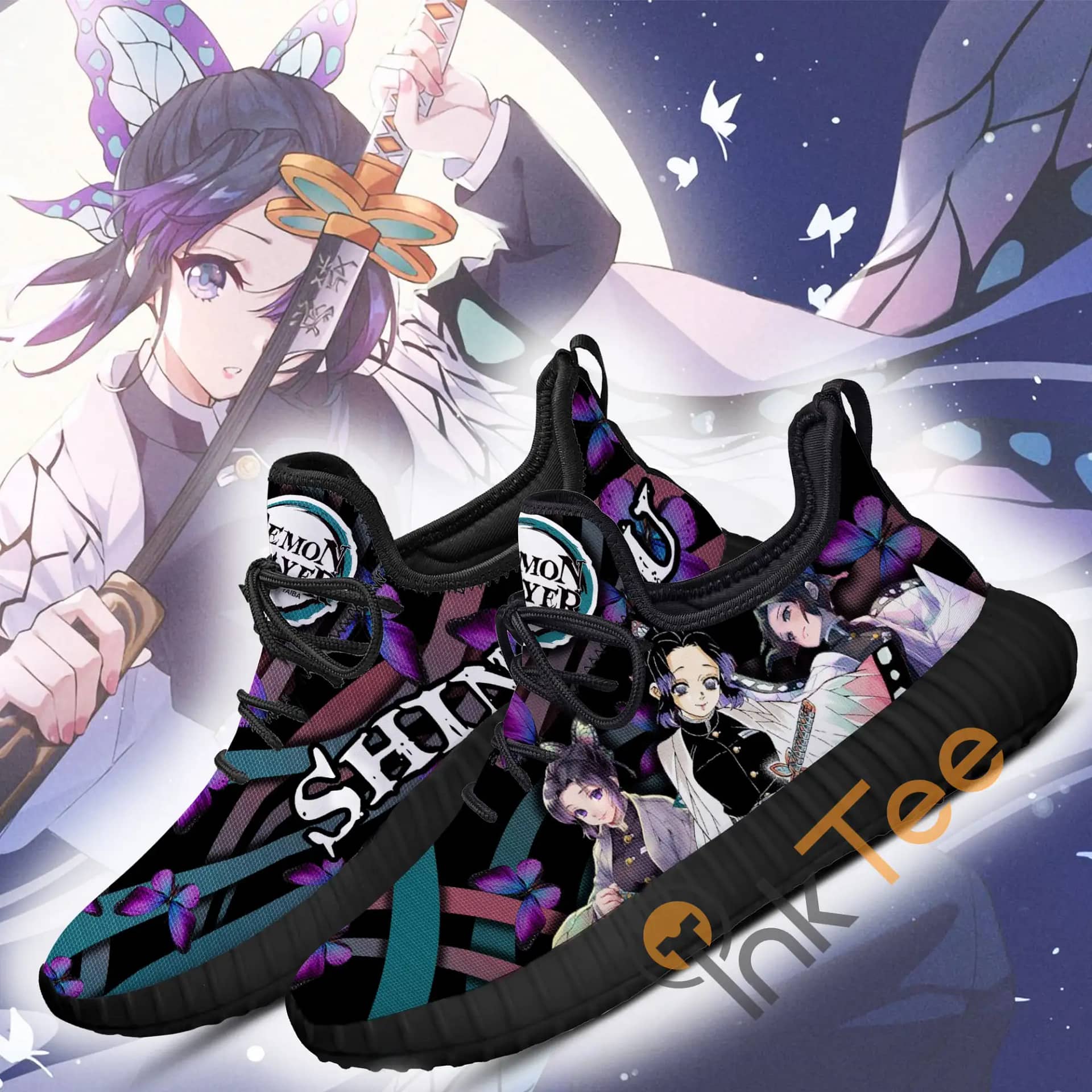 Demon Slayer Shinobu Kocho Custom Anime Amazon Reze Shoes