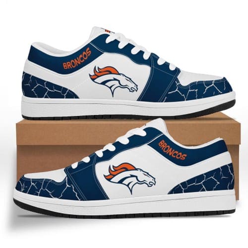 Inktee Store - Denver Broncos Casual Shoes Low Top Sneakers Image