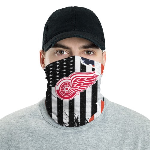 Detroit Red Wings 9 Bandana Scarf Sports Neck Gaiter No2020 Face Mask