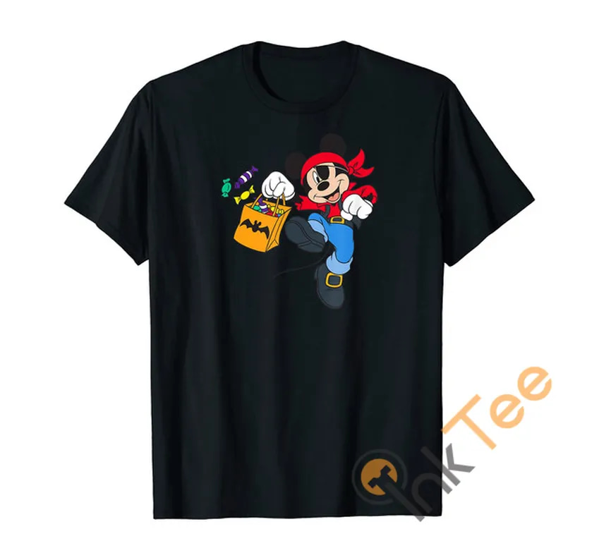 Disney Halloween Mickey Mouse Pirate Men'S T Shirt