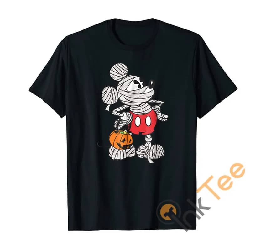 Disney Mickey Mouse Mummy Halloween Men'S T Shirt