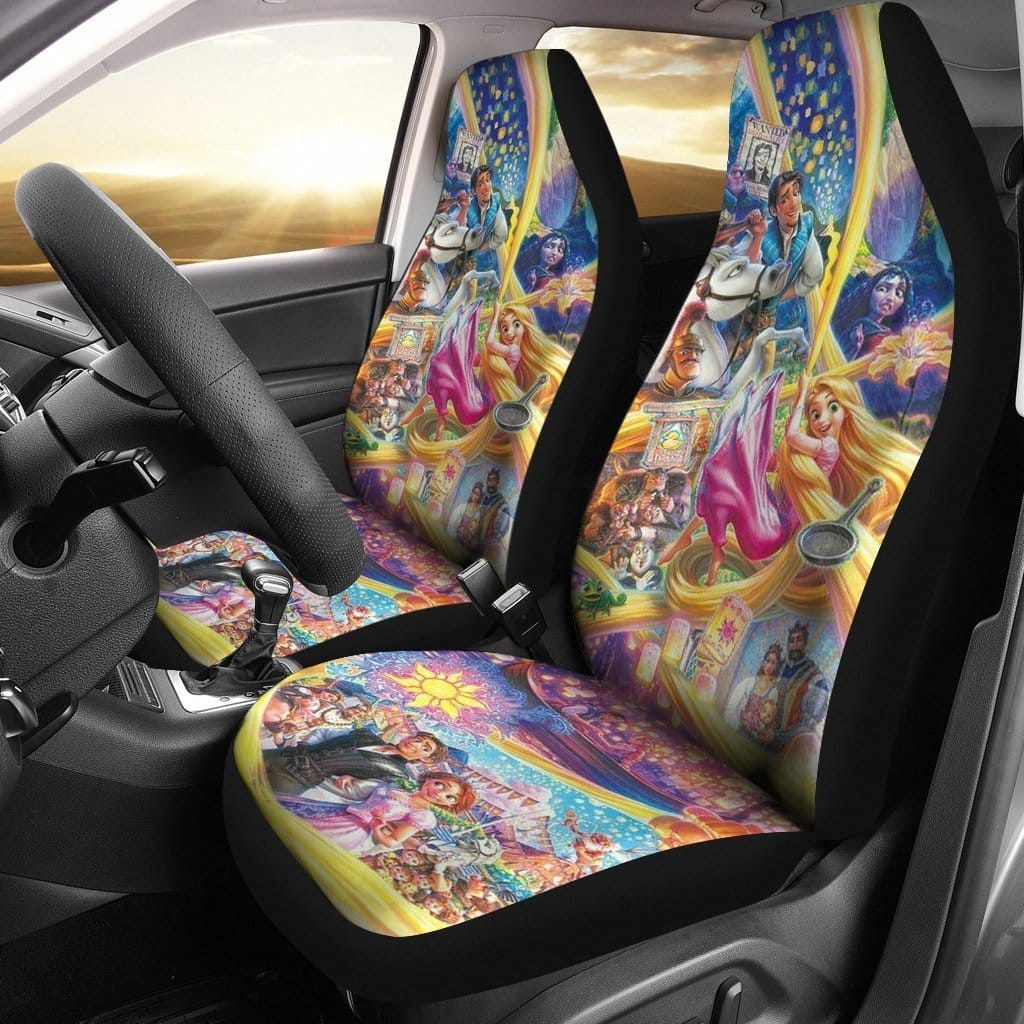 Disney Rapunzel Cartoon Car Seat Covers Inktee Store